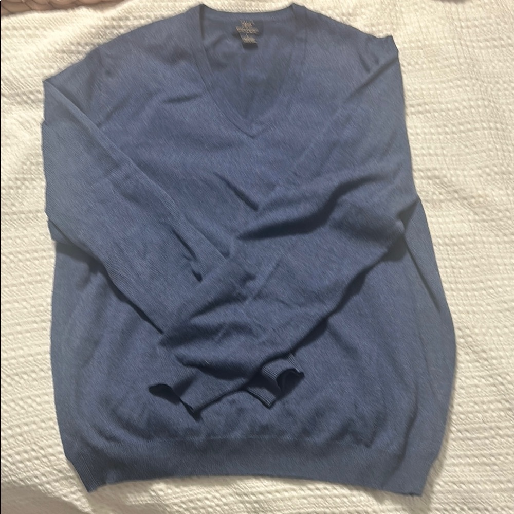 Merino Wool Brooks Brothers V-Neck Sweater